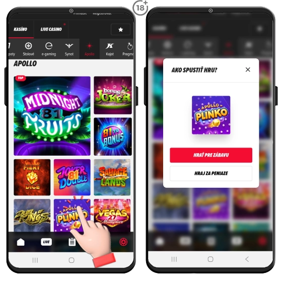 Vyskúšajte si Plinko hru v Doxxbet casine.