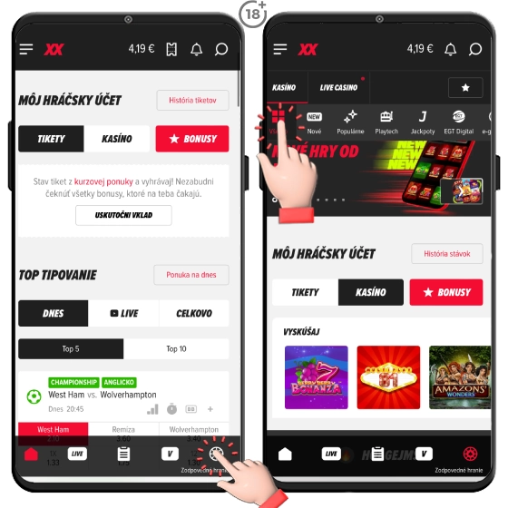 Doxxbet kasíno - výber automatov