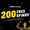 Fortuna free spiny dnes – Berte 200 free spinov za vklad a ďalšie odmeny práve teraz!