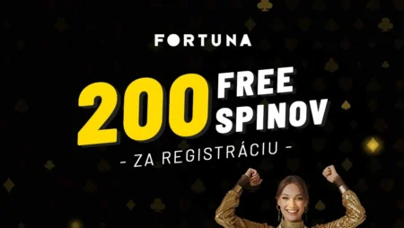 Fortuna free spiny dnes – Berte 200 free spinov za vklad a ďalšie odmeny práve teraz!