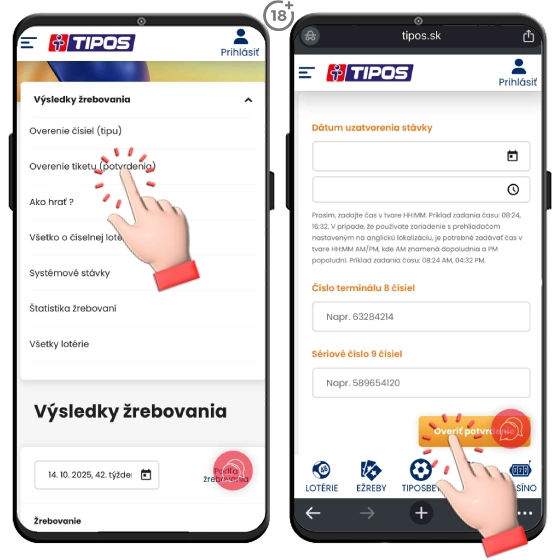 Zistite, ako sa overuje tiket v lotérii Euromilióny.