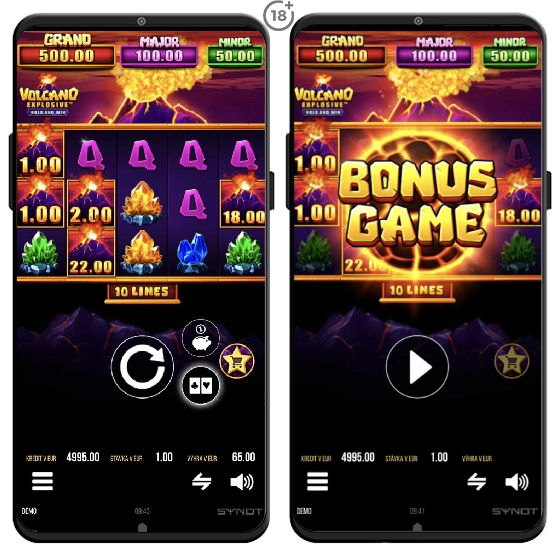 Hold and Win v hre Volcano Explosive