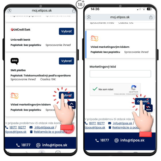 Objavte marketingový promo kód v Tipos kasíne.