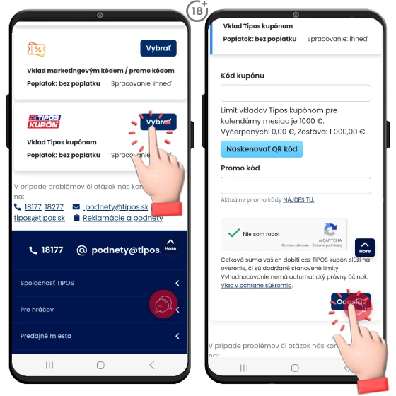 Návod ako si uplatníte Tipos promo kód.