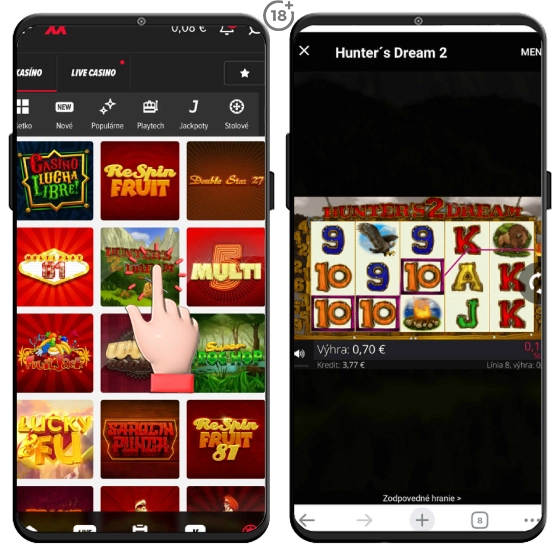 Hunters Dreams s Wild symbolmi si zahráte aj v DOXXbe casino.