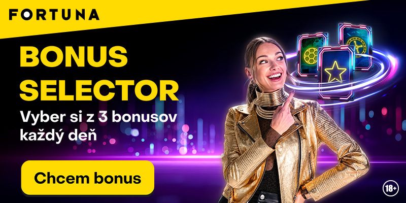 Vyskúšajte novú promo akciu Bonus selector od online kasína Fortuna.
