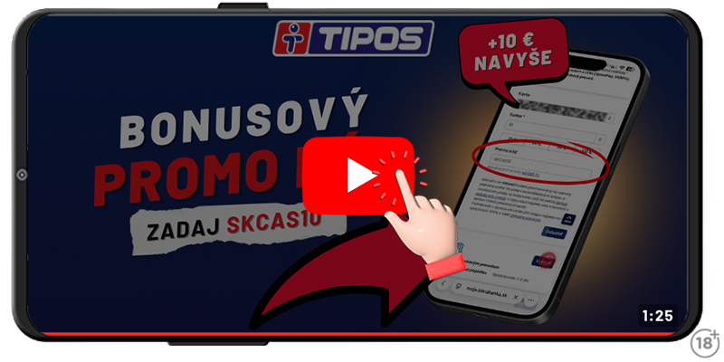 Videonávod ako použiť náš špeciálny promo kód v Tipos kasíne