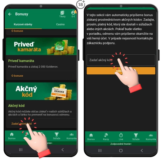 Využite Chance promo kód a pripíšte si skvelé odmeny.