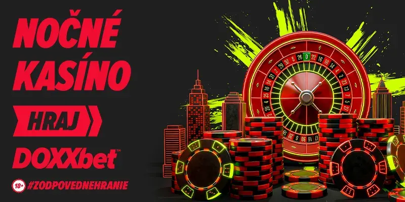 DOXXbet Nočné kasíno promo akcia