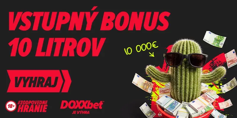 DOXXbet vstupný bonus 10 000 eur