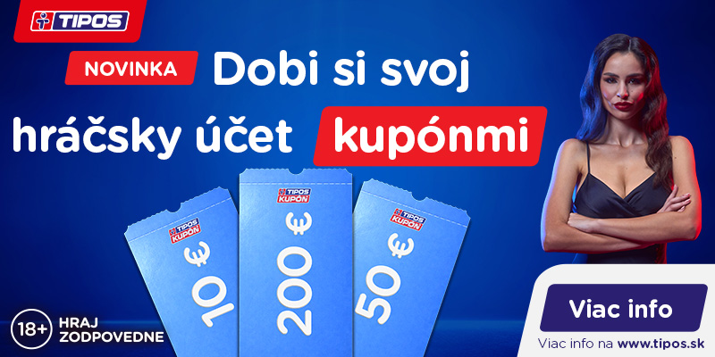 Využite novú platobnú metódu vkladu Tipos kupón
