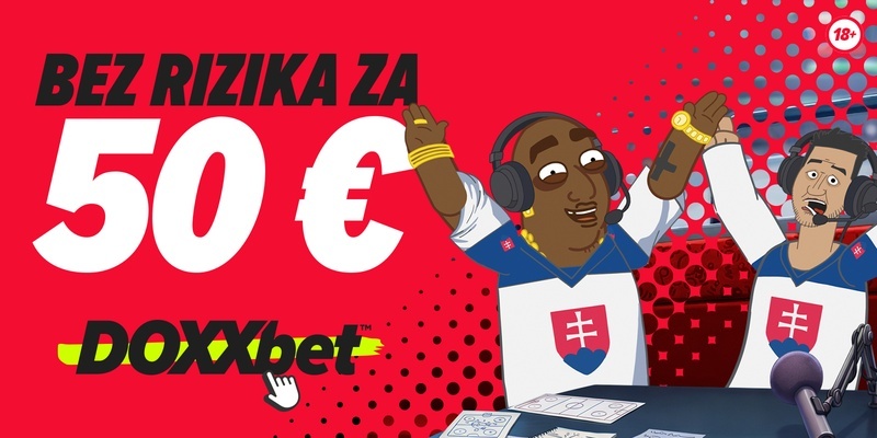 Využite DOXXbet 50 eur bez rizika počas MS v hokeji.
