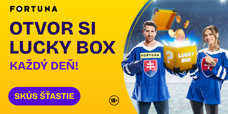 Fortuna Lucky box počas MS v hokeji