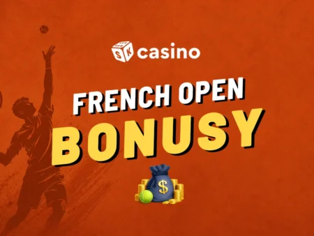French open casino bonusy 2026 – Získajte peniaze a tenisové free spiny zadarmo