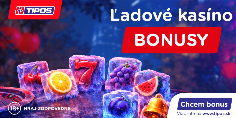 Zapojte sa do akcie ľadové bonusy v Tipos kasíne.