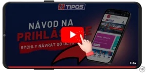 Videonávod , ako sa prihlásiť do Tipos kasína