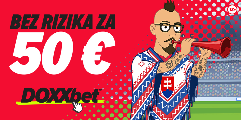 DOXXbet bonus - tipovanie bez rizika 50 €