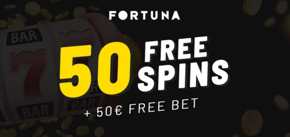 Fortuna 50€ free bet+ 50 free spins – Získajte atraktívny bonus dnes