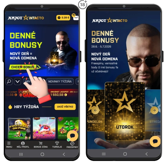Objavte Bonusový kalendár v Kajot Intacto kasíne.