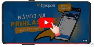 Videonávod , ako sa prihlásiť do Tipsportu