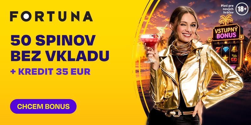 Bonus Fortuny casina 50 free spinov + 35€