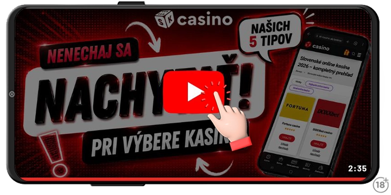 Video, ako si vybrať kasíno
