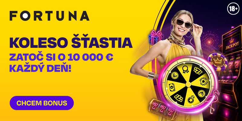 Fortuna kasíno koleso šťastia