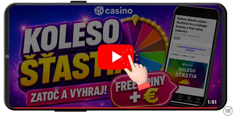 Pozrite si naše video o Kolese šťastia v kasínach
