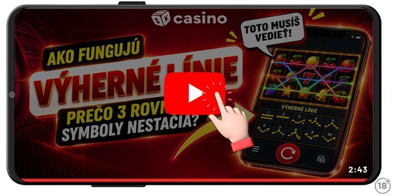 Pozrite si video, ako fungujú výherné línie
